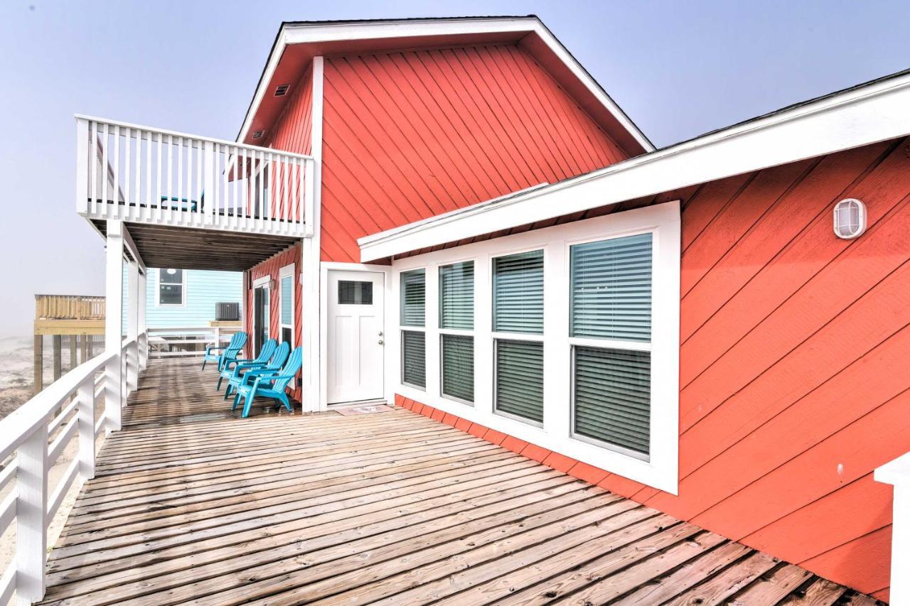 Beachfront Galveston Oasis Balconies, Ocean View! Екстер'єр фото